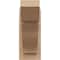 Ekena Millwork 6-in W x 14-in D x 14-in H Funston Slat Rough Cedar Woodgrain TimberThane Outlooker, Primed Tan OUTUR060X14X14FST24RCPR - alternate 4